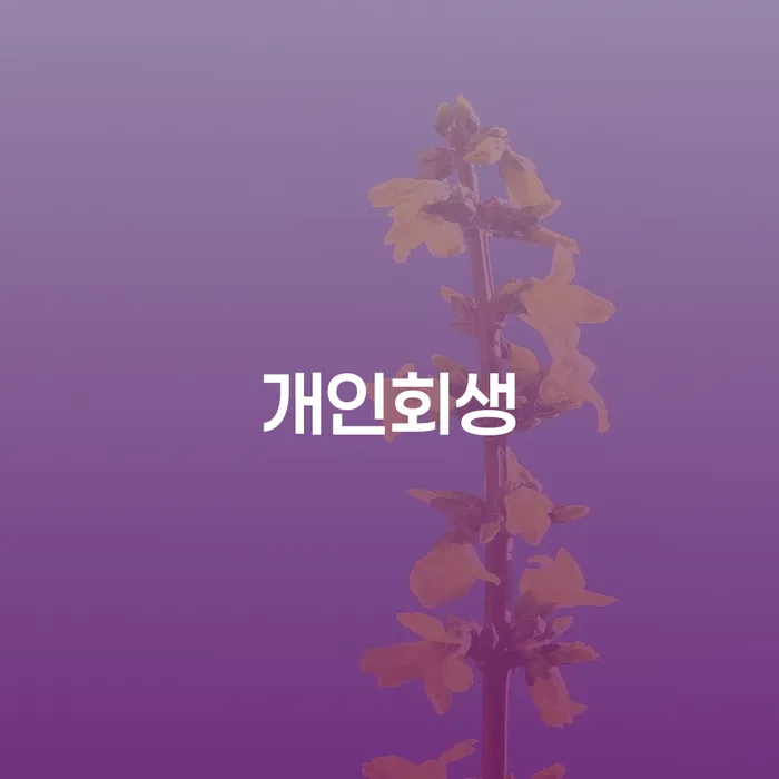일용직개인회생 개인회생으로 해결방법 지식을