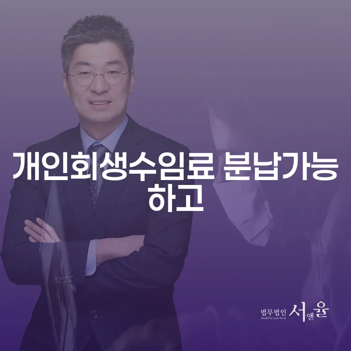 회생신청 대출 받은 돈채무조정 선택의 조건