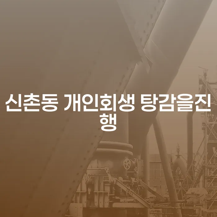 신촌동 개인회생 탕감을진행