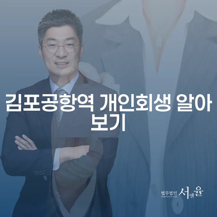 김포공항역 개인회생 알아보기